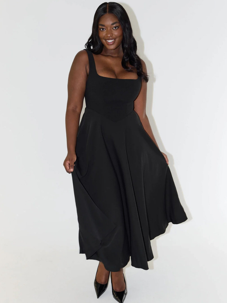 Fioren™ | Eleganta Midi Kleita