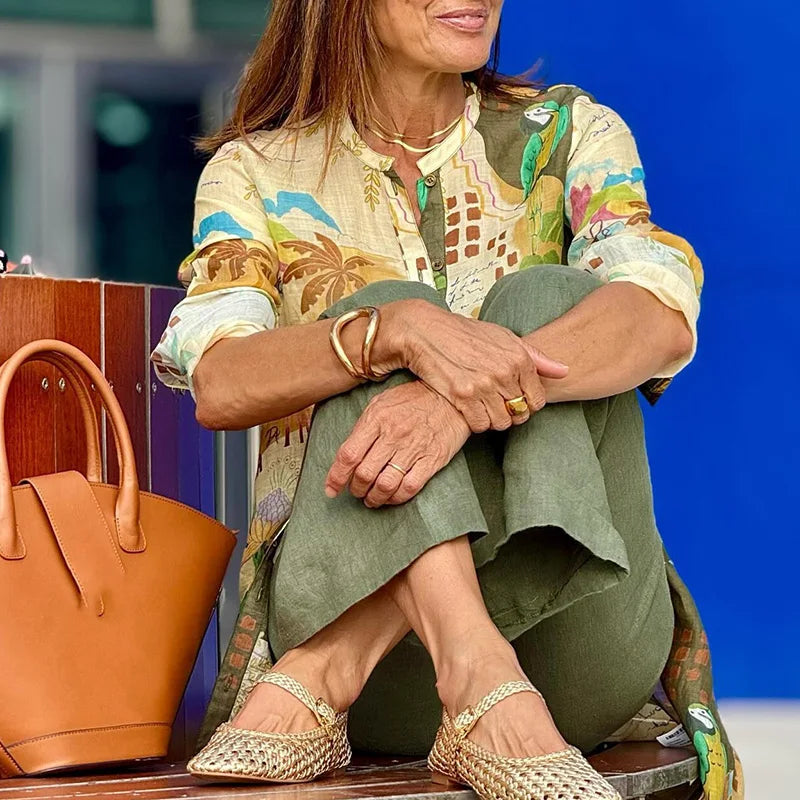 Emarisa – Stilīgs lina komplekts vasarai