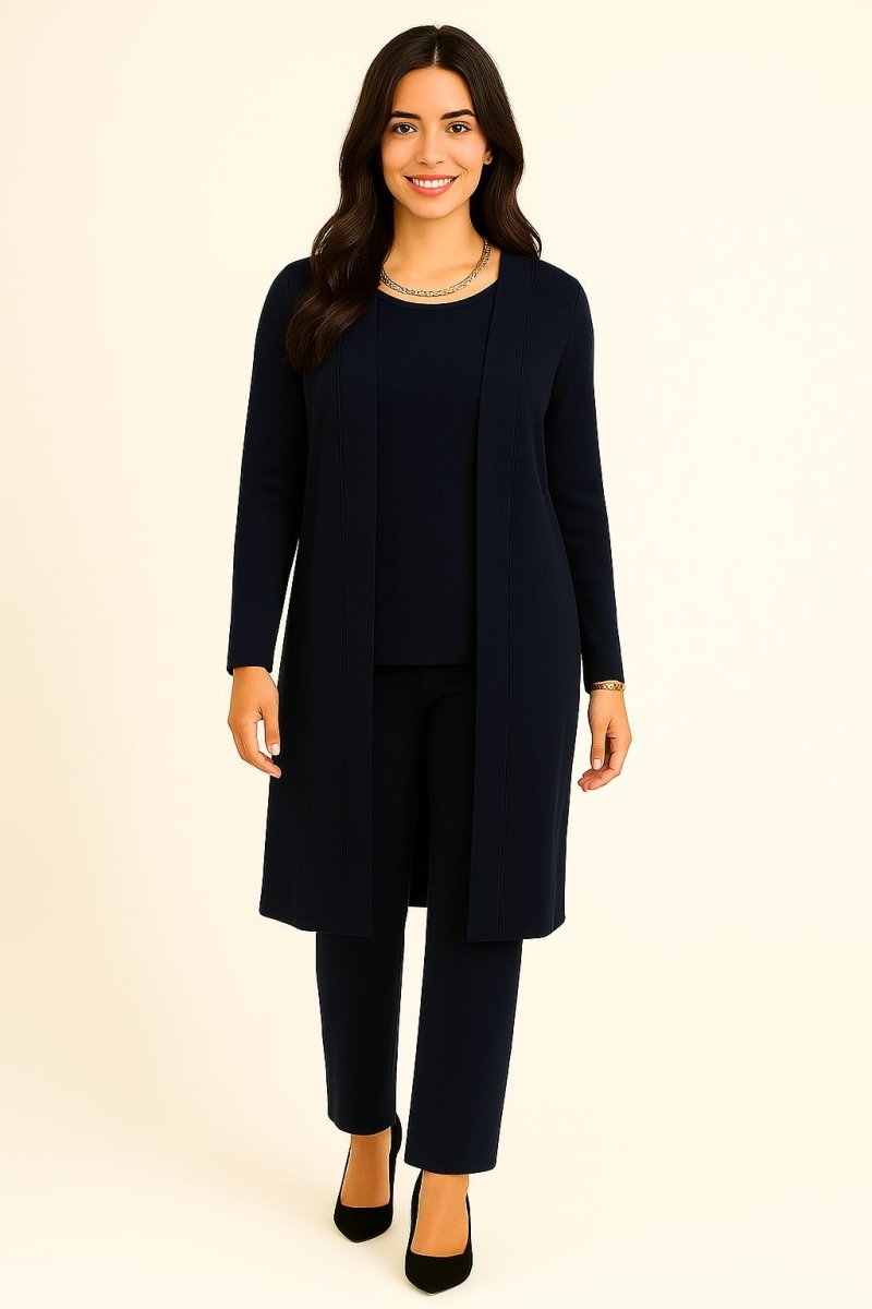 Claire kardigāns, top un bikses komplekts