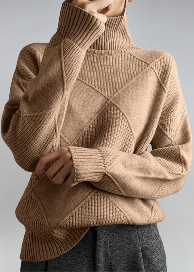 Lauren™ | Maglione di Lusso con Collo Alto