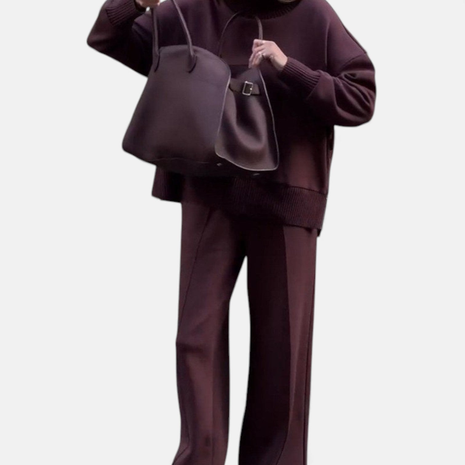 ELITA™ | Premium Ziemas Adīts Divdaļīgs Atpūtas Komplekts