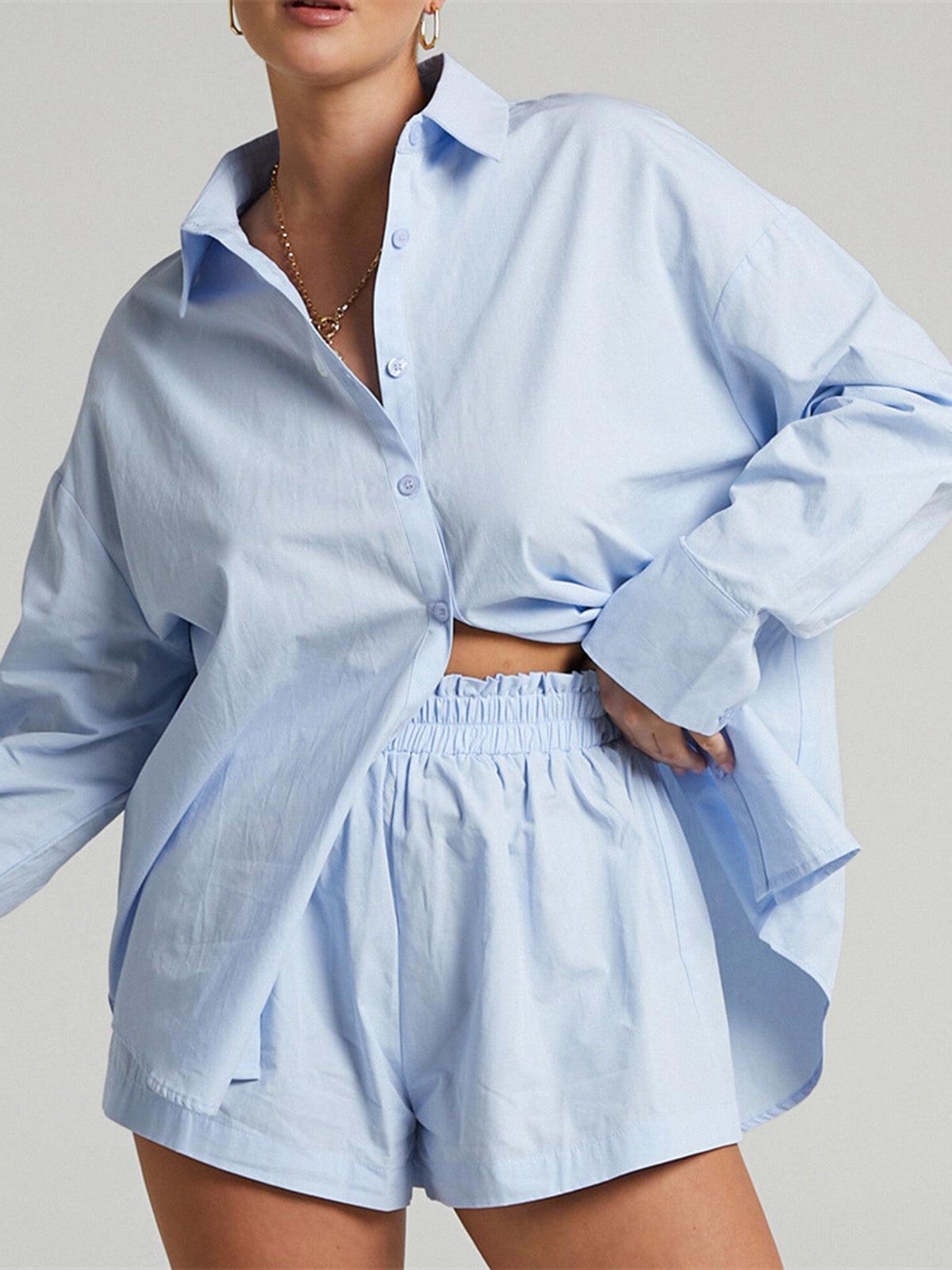 Divdaļīgs Kokvilnas Šortu Komplekts Melody