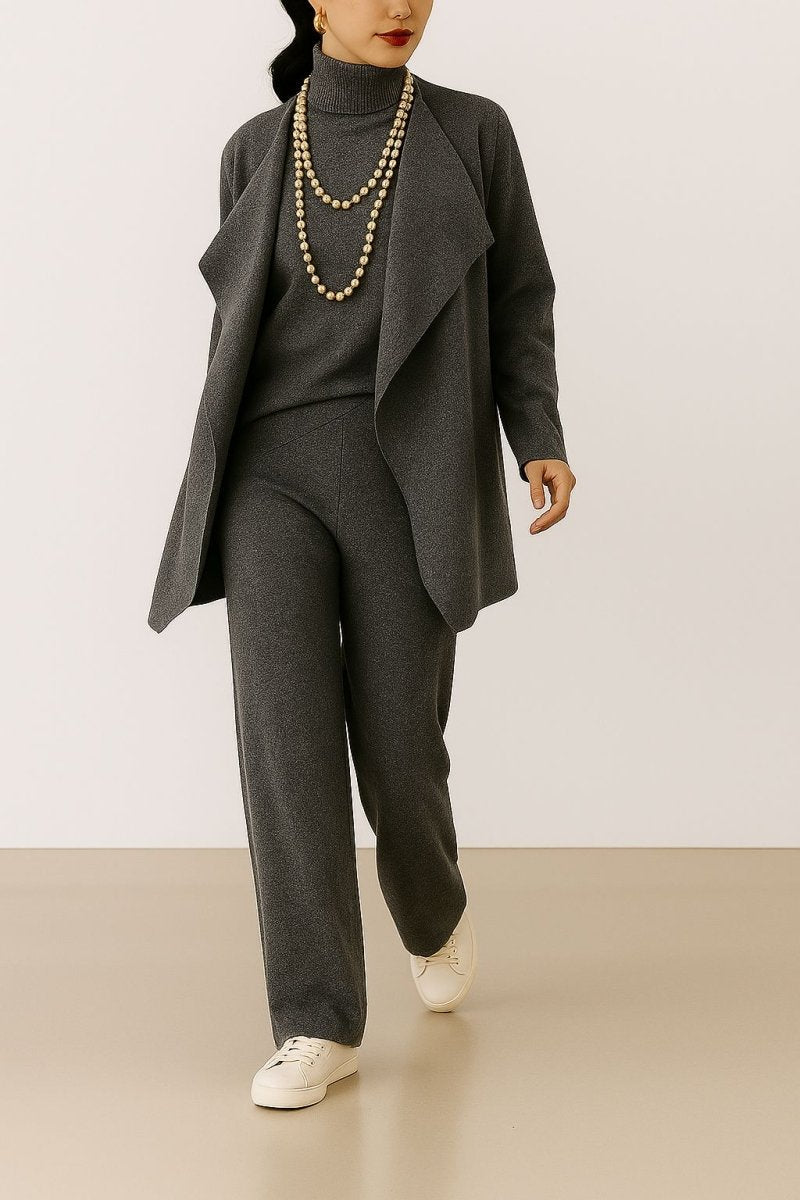 Diana kardigāns, topa un bikses komplekts